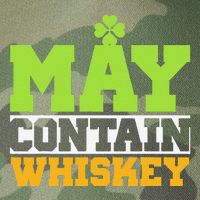 St. Patricks Shamrock Funny Drinking May Contain Whiskey Legacy Tie Dye Trucker Hat