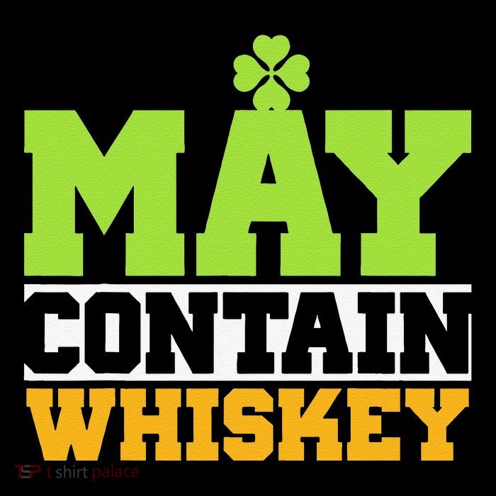 St. Patricks Shamrock Funny Drinking May Contain Whiskey Visor