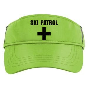 Ski Patrol Skiing First Aid Winter Gift Adult Drive Performance Visor