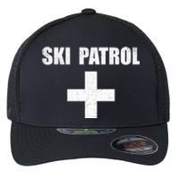 Ski Patrol Skiing First Aid Winter Gift Flexfit Unipanel Trucker Cap