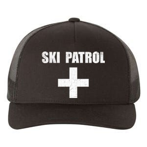 Ski Patrol Skiing First Aid Winter Gift Yupoong Adult 5-Panel Trucker Hat