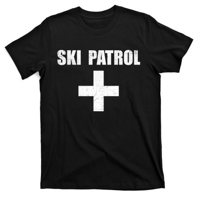 Ski Patrol Skiing First Aid Winter Gift T-Shirt