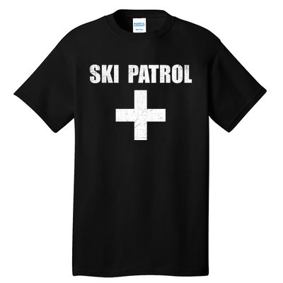 Ski Patrol Skiing First Aid Winter Gift Tall T-Shirt