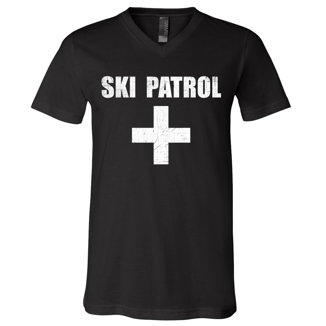 Ski Patrol Skiing First Aid Winter Gift V-Neck T-Shirt