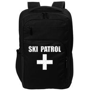 Ski Patrol Skiing First Aid Winter Gift Impact Tech Backpack