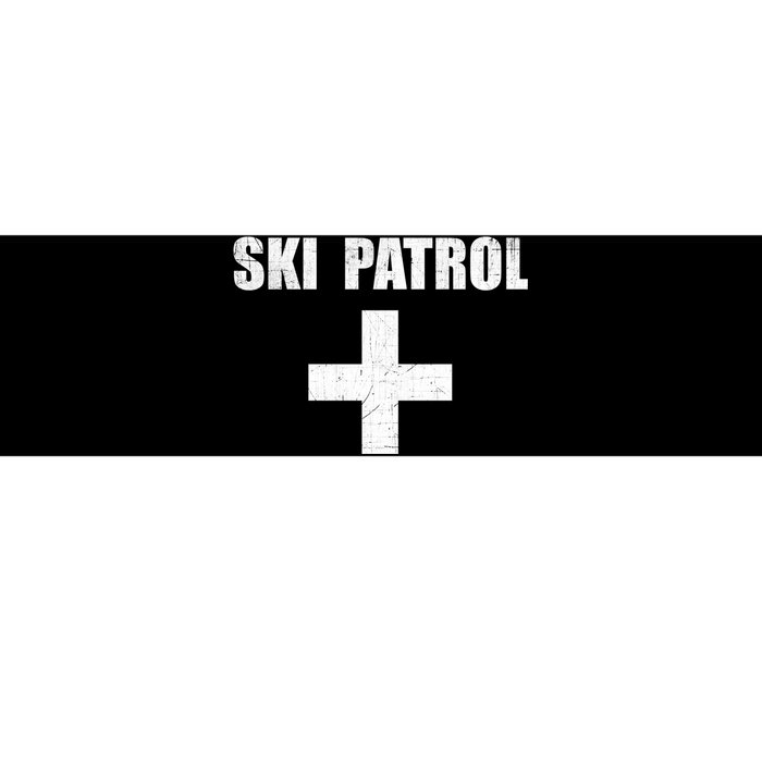 Ski Patrol Skiing First Aid Winter Gift Bumper Sticker