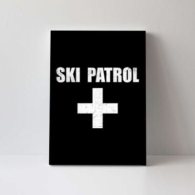 Ski Patrol Skiing First Aid Winter Gift Canvas