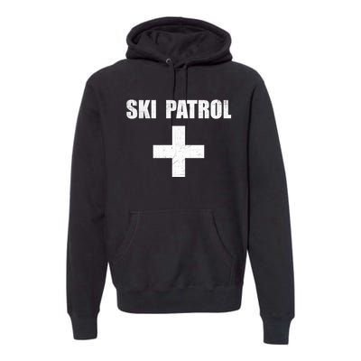 Ski Patrol Skiing First Aid Winter Gift Premium Hoodie