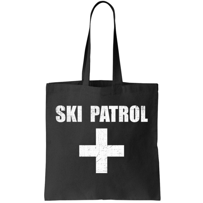 Ski Patrol Skiing First Aid Winter Gift Tote Bag