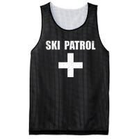 Ski Patrol Skiing First Aid Winter Gift Mesh Reversible Basketball Jersey Tank