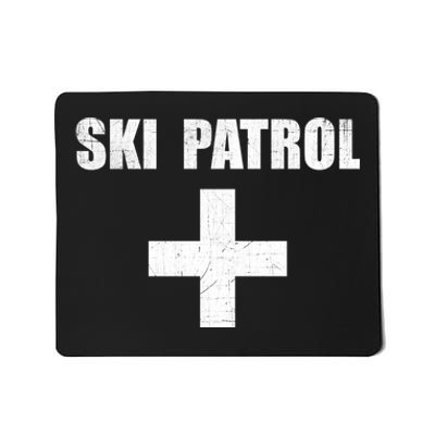 Ski Patrol Skiing First Aid Winter Gift Mousepad