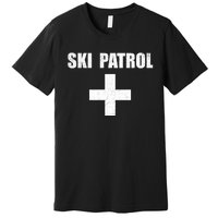 Ski Patrol Skiing First Aid Winter Gift Premium T-Shirt