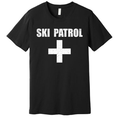 Ski Patrol Skiing First Aid Winter Gift Premium T-Shirt