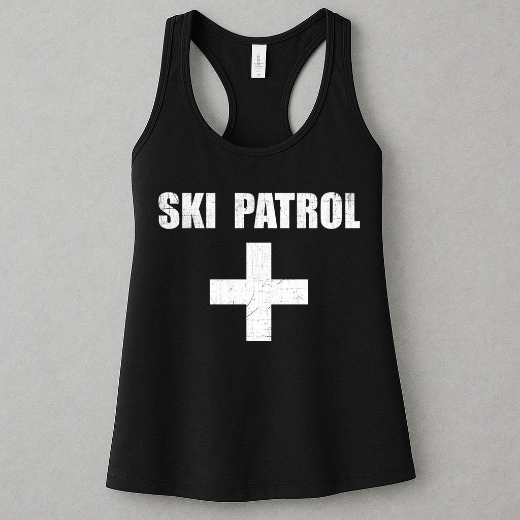 Ski Patrol Skiing First Aid Winter Gift Womens Tank Top