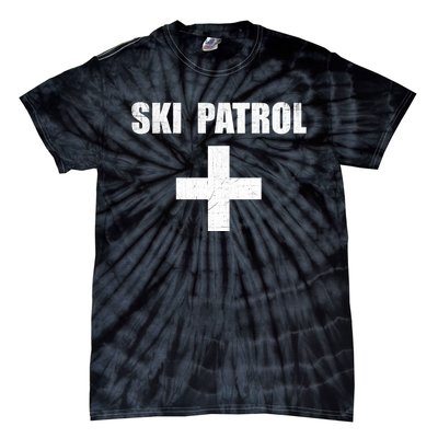 Ski Patrol Skiing First Aid Winter Gift Tie-Dye T-Shirt