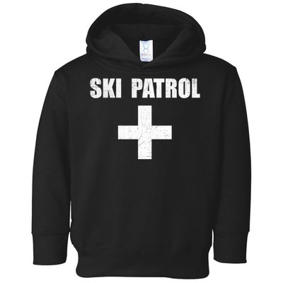 Ski Patrol Skiing First Aid Winter Gift Toddler Hoodie