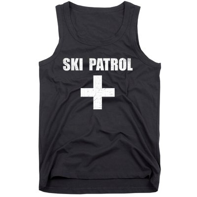 Ski Patrol Skiing First Aid Winter Gift Tank Top