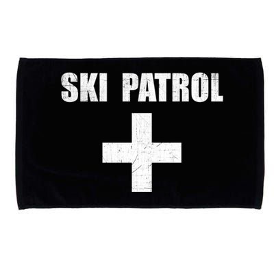 Ski Patrol Skiing First Aid Winter Gift Microfiber Hand Towel