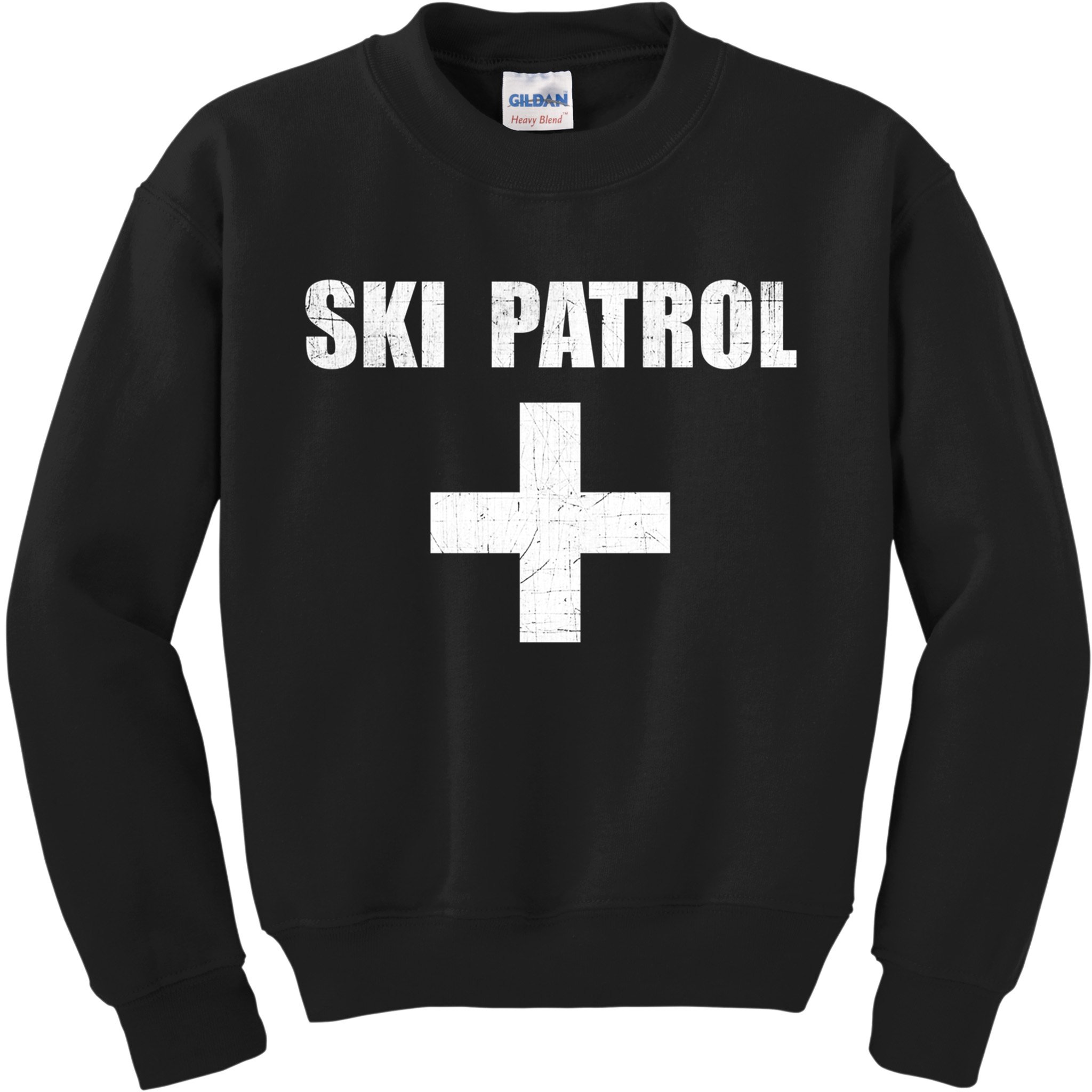 Ski Patrol Skiing First Aid Winter Gift Kids Sweatshirt