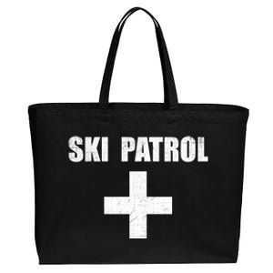 Ski Patrol Skiing First Aid Winter Gift Cotton Canvas Jumbo Tote