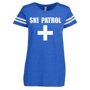 Ski Patrol Skiing First Aid Winter Gift Enza Ladies Jersey Football T-Shirt