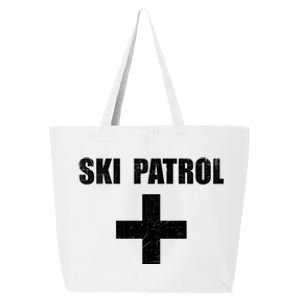 Ski Patrol Skiing First Aid Winter Gift 25L Jumbo Tote