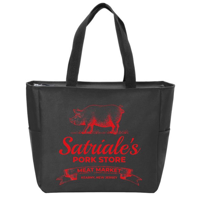 Satriale’S Pork Store Kearny New Jersey Zip Tote Bag