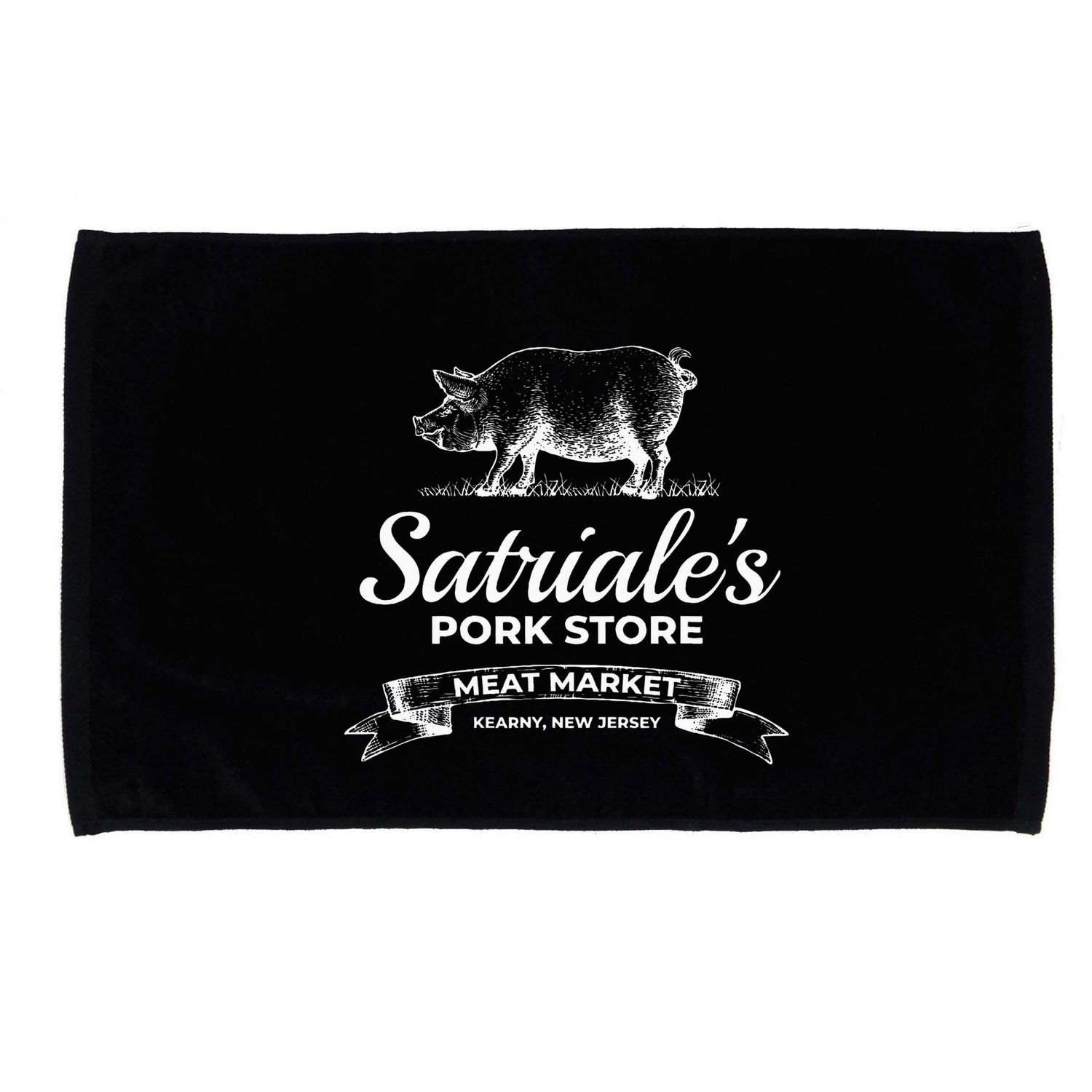 Satriale’S Pork Store Kearny New Jersey Microfiber Hand Towel