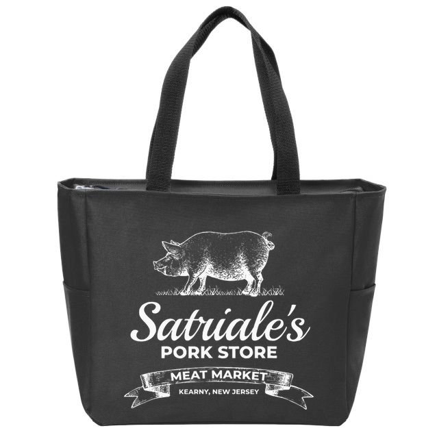 Satriale’S Pork Store Kearny New Jersey Zip Tote Bag