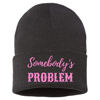 SomebodyS Problem Sustainable Knit Beanie