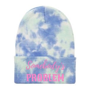 SomebodyS Problem Tie Dye 12in Knit Beanie