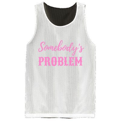 SomebodyS Problem Mesh Reversible Basketball Jersey Tank