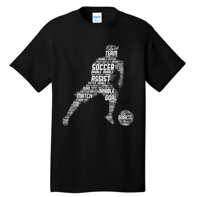 Soccer Player Tall T-Shirt