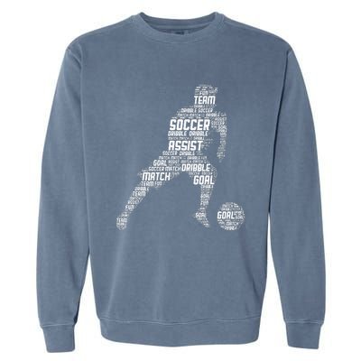 Soccer Player Garment-Dyed Sweatshirt