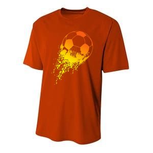 Soccer Player Sports Youth Performance Sprint T-Shirt