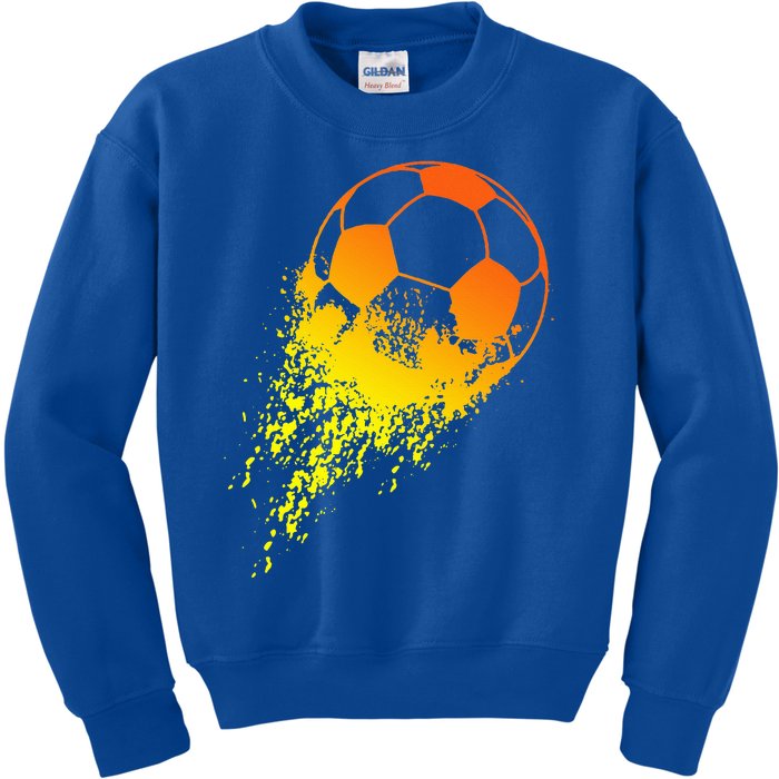 Soccer Player Sports Kids Sweatshirt