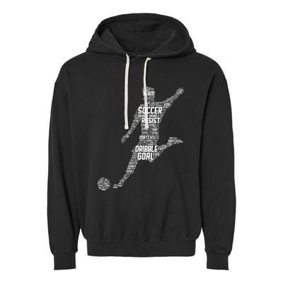 Soccer Player Garment-Dyed Fleece Hoodie