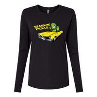 Skankin Pickle Womens Cotton Relaxed Long Sleeve T-Shirt