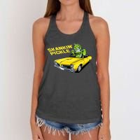 Skankin Pickle Women's Knotted Racerback Tank