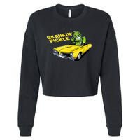 Skankin Pickle Cropped Pullover Crew