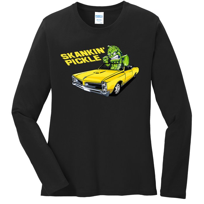 Skankin Pickle Ladies Long Sleeve Shirt