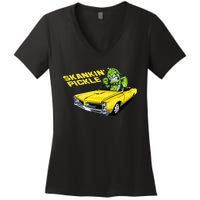 Skankin Pickle Women's V-Neck T-Shirt