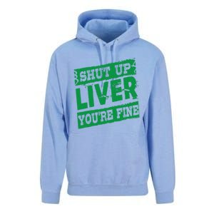 Saint Patrick Shut Up Liver You Are Fine Green Beer Ing Gift Unisex Surf Hoodie