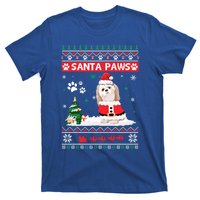 Santa Paws Shih Tzu Merry Christmas Dog Funny Xmas Meaningful Gift T-Shirt