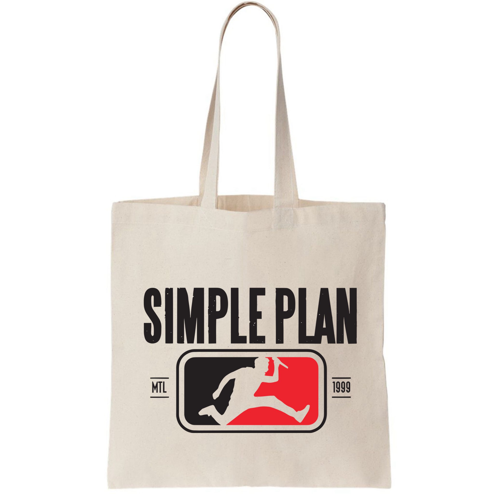 Simple Plan Style Logo Raglan Bag