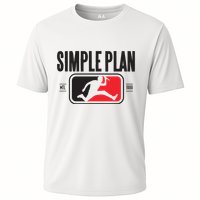Simple Plan Style Logo Raglan Cooling Performance Crew T-Shirt