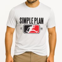 Simple Plan Style Logo Raglan Cooling Performance Crew T-Shirt