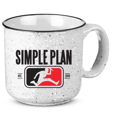 Simple Plan Style Logo Raglan 15oz Campfire Ceramic Mug