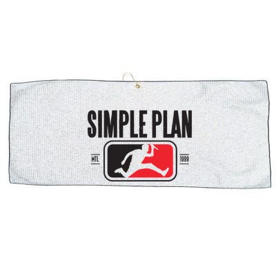 Simple Plan Style Logo Raglan Large Microfiber Waffle Golf Towel