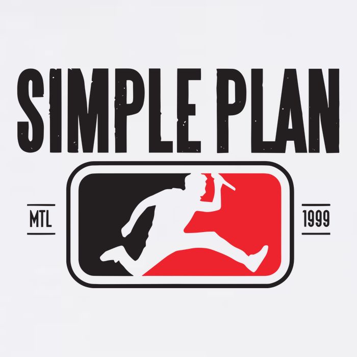 Simple Plan Style Logo Raglan Golf Towel